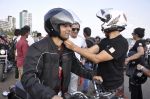 Arfi Lamba at Fugly bike rally in Worli, Mumbai on 31st May 2014